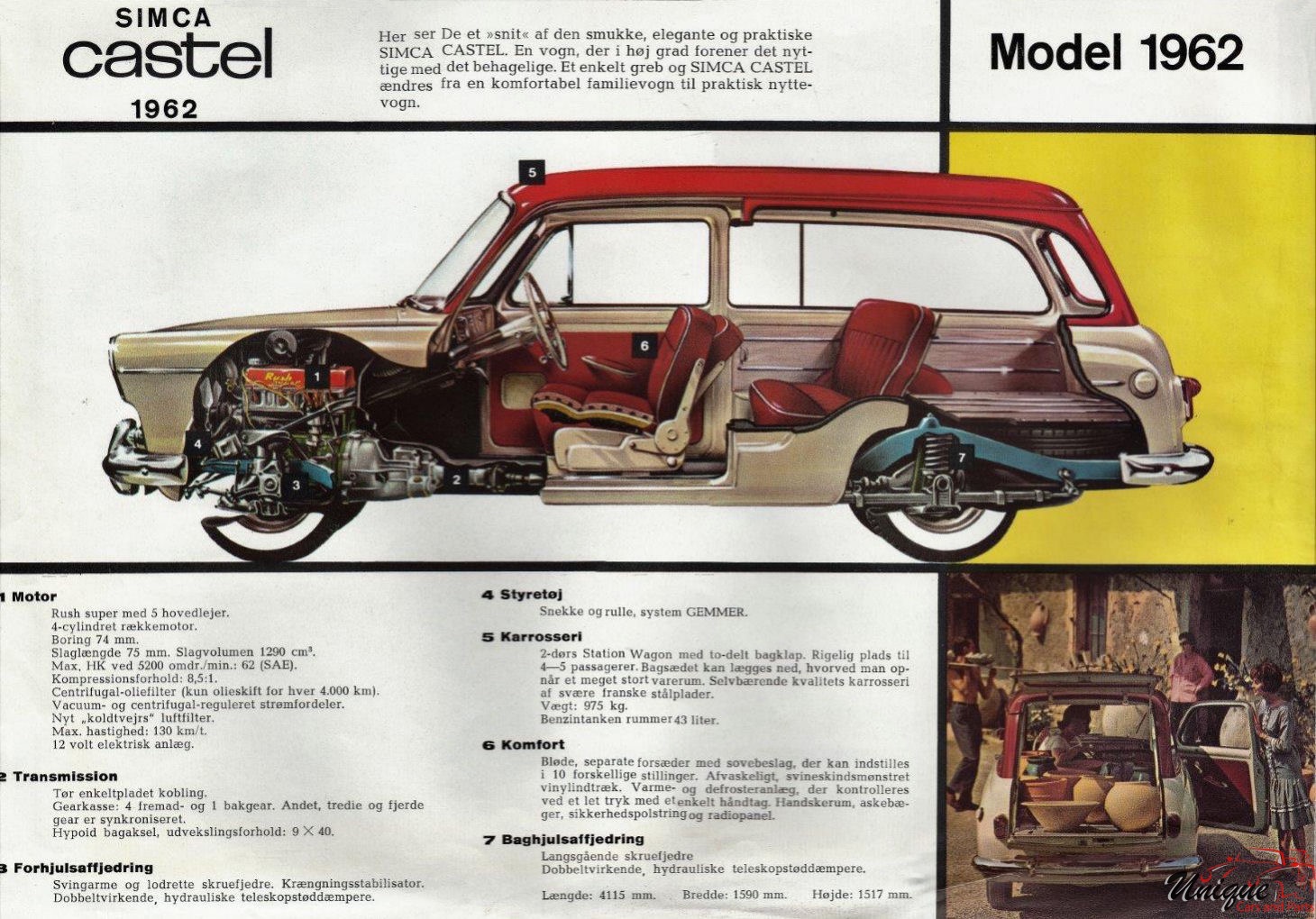 1962 Simca Van (Germany) Brochure Page 4